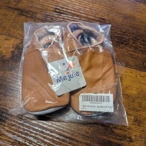 Brown Soft Sole Baby Shoes